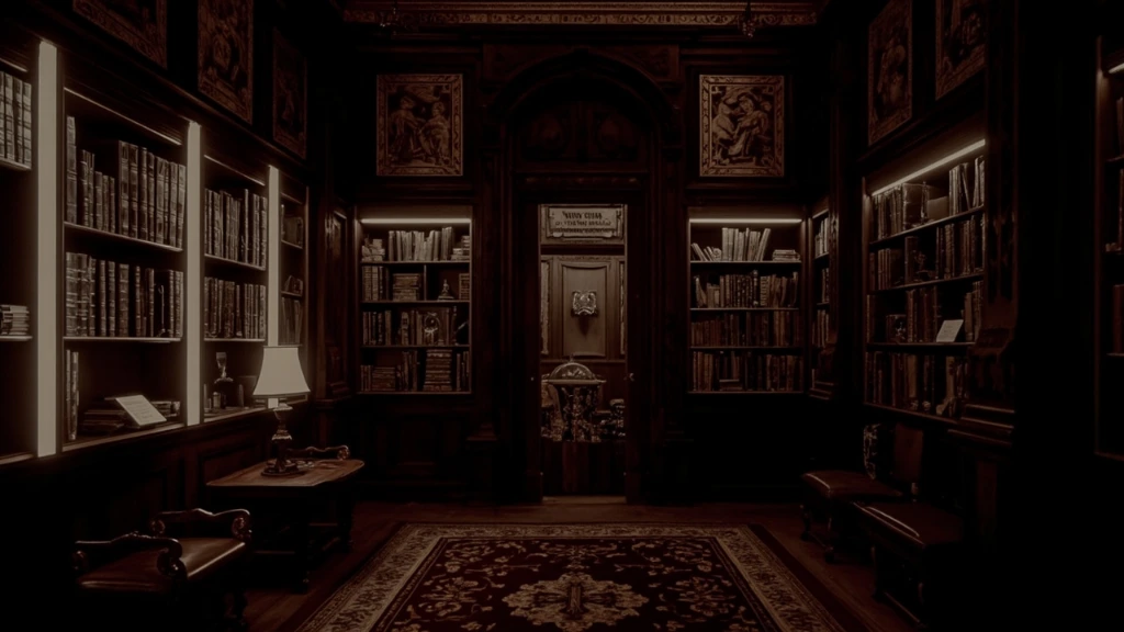 Archival plate: the Freemasons' Hall Library reading room